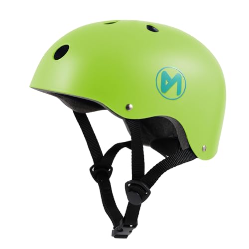 Maximale Sicherheit und Komfort: Der MN Erwachsene Kinder Fahrradhelm Roller-Skateboard-Helm - EIN Verstellbarer Kopfschutz für alle Altersgruppen und Aktivitäten (Hellgrün, S) von MN
