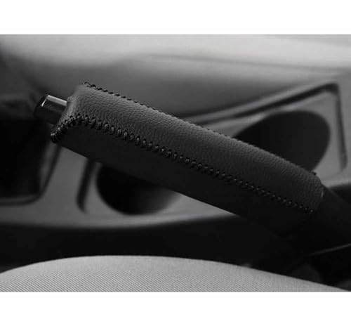 MNBVGHH Auto Handbremse Abdeckung, für Audi A1 A3 A4 A5 Silikon Rutschfeste Handbremshebel Hülle, Leder Handbremse,Handbremsengriffe Schutzhülle,C von MNBVGHH