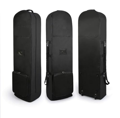 MNSSRN Golf-Leichter Reisetasche, einschichtige Faltbare Luftfahrtbeutel mit Riemenscheiben, 1,4 kg,Schwarz von MNSSRN