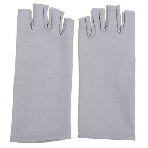 MOBUTOFU 1 Paar Outdoor Sonnenschutzhandschuhe UV Handschuh Fingerlose Handschuhe Sommerhandschuhe Halbhandschuhe UV Sonnenschutzhandschuhe Bequeme Damenhandschuhe UV Blockierende von MOBUTOFU