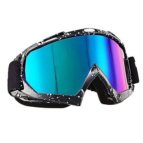 MOCNT Motorradbrille ATV Dirt Bike Brille Crossbrille Skibrille Sonnenbrille Motorradbrillen Anti Fog Schutzbrille Winddichte Motocross Brille Helmbrillen Buntes Len von MOCNT