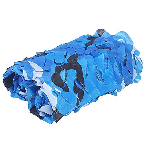 MOCNT Tarnnetz Blau Ozean Camouflage Netz Tarnnetz Jagd Camo Tarnung Armee Tarnung Net Camping Sonnenschutz Sichtschutz Dekoration Garten Verstecken Auto Abdeckung 1,5m x 2m von MOCNT