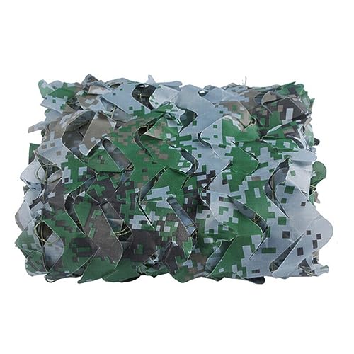 MOCNT Tarnnetz Camo Digital Camouflage Netz Wald Tarnnetz Jagd Camo Tarnung Armee Tarnung Net Camping Sonnenschutz Sichtschutz Dekoration Garten Verstecken Auto Abdeckung 3m x 6m von MOCNT