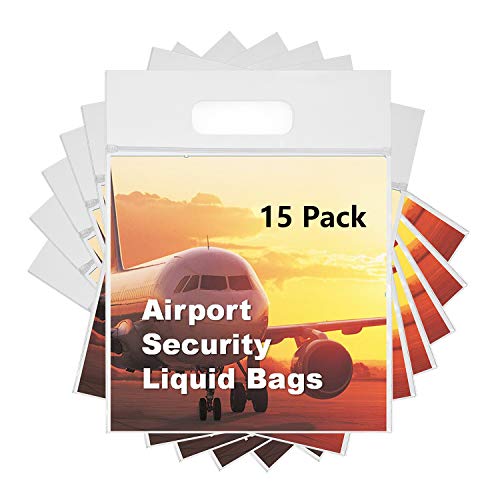 MOCOCITO Zip-Beutel | 12/15 Stück 20 x 20cm | Dry-Bag Wasserdicht Geruchsdicht & Sicher | Flugzeug-Reise-Zulassung | Kulturbeutel Beutel Transparent (15PCS) von MOCOCITO