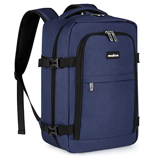 MOCOCITO Handgepäck Rucksack für Ryanair 40x20x25, Untersitz-Kabinentasche, Maximale Größe der Kabinenreisetasche Flugtasche, Gepäck Weekender mit Schultergurt Handtasche Sporttasche-20L(Blau) von MOCOCITO