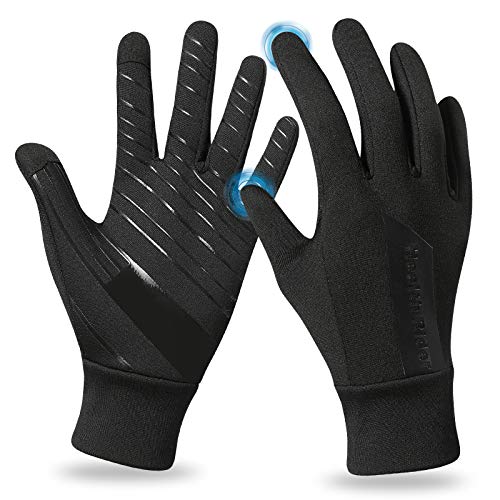 MOCOCITO Handschuhe Herren & Damen Handschuhe Fahrrad Touchscreen Handschuhe Wasserdichter Sporthandschuh rutschfest Winddicht Winter Frühling Herbst für Motorrad Wandern Laufen Camping (L) von MOCOCITO