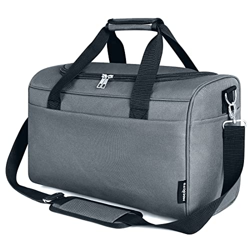 MOCOCITO Ryanair Handgepäck 40x20x25 Tasche für Flugzeug Faltbare Reisetasche, Maximale Größe der Kabinenreisetasche Flugtasche, Gepäck Weekender mit Schultergurt Sporttasche Handtasche-20L(Grau) von MOCOCITO
