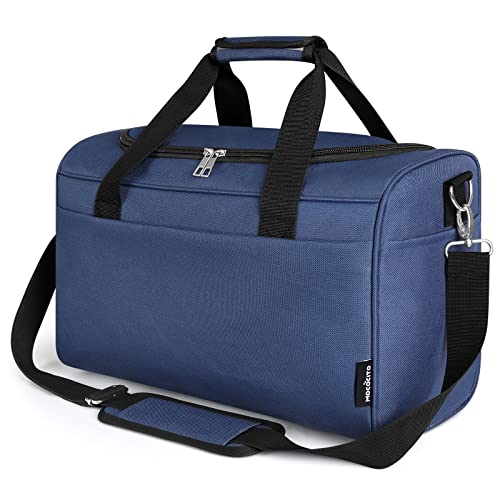 MOCOCITO Ryanair Handgepäck 40x20x25 Tasche für Flugzeug Faltbare Reisetasche, Maximale Größe der Kabinenreisetasche Flugtasche, Gepäck Weekender mit Schultergurt Sporttasche Handtasche-20L(Blau) von MOCOCITO