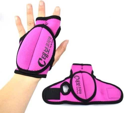 MOCOFO Gewichtshandschuhe, Neopren, groß, für Fitness, Training, Rehabilitation, Boxen, MMA, Aerobic, 2 x 1 kg, Pink von MOCOFO