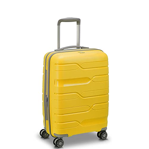 Modo by Roncato MD1 Trolley, erweiterbar, Yellow, gelb, Bagaglio a Mano, Hartschalenkoffer mit erweiterbarem Mittelteil und drehbaren Rollen von MODO BY RV RONCATO