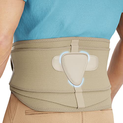 MODVEL Rückenbandage Lendenwirbelstütze für den unteren Rücken für Frauen Männer Rückengurt Orthopädische Haltungskorrektorbandage mit Gurtdesign Rückenschmerzlinderung S/M/L [Nude] von MODVEL
