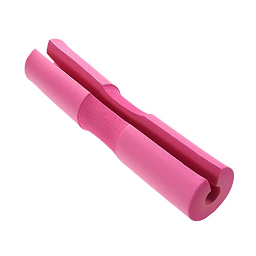 Barbell Squat Pad Hantel-Squat-Pad-Nacken-Schulter-Schutz-Pad-Unterstützung für Kniebeugen-Lungen-Hüft-Stößen Gewichtheben Bar-Pad Fitness-Ausrüstungen(Color:Pink) von MOEENS
