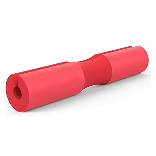 Barbell Squat Pad Hantel-Squat-Pad-Nacken-Schulterschutzstütze Befestigungsriemen-Lungen-Hüft-Stößen Gewichtheben Bodybuilding-Ausrüstung(Color:Red) von MOEENS