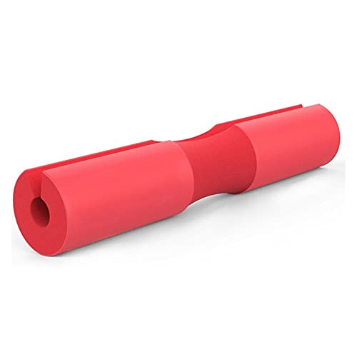 Barbell Squat Pad Schaumstoff-Hantel-Schulterschutz-Squat-Pad für Halsverstärker-Schultern Fitness-Gewichtheben-Griff-Squats Sicherheitsunterstützung(Color:Red) von MOEENS