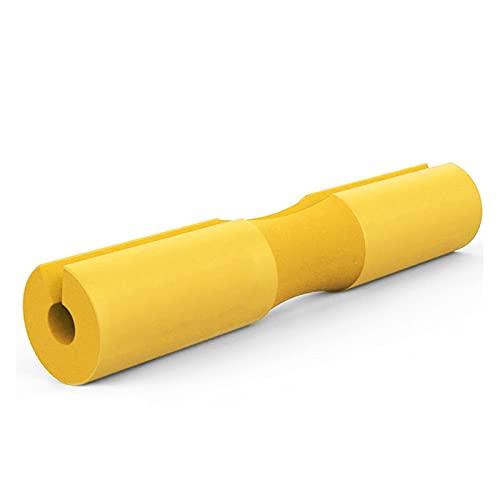 Barbell Squat Pad Schaumstoff-Hantel-Schulterschutz-Squat-Pad für Halsverstärker-Schultern Fitness-Gewichtheben-Griff-Squats Sicherheitsunterstützung(Color:Yellow) von MOEENS