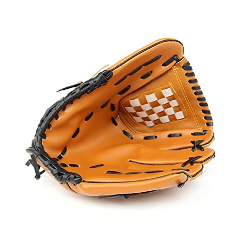 Baseball Handschuhe,PU-Leder Baseball Glove Baseball-Catcher-Handschuh verdickt Sich für Kinder und Erwachsene Vier Arten für Match and Training XS = 9,5 "S = 10,5" M = 11,5 "l = 12,5" (Color : 12.5 von MOEENS