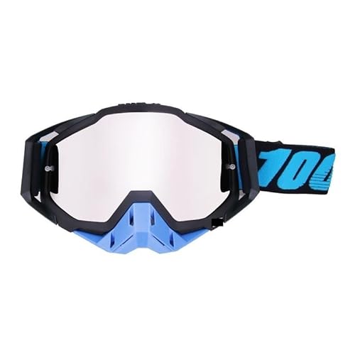 MOEENS Bike Motocross Goggles,Motorradbrillen Schutzbrille, Motorradhelm-Schutzbrille, Offroad-Schutzbrille, wind- und sandstaubdichte Schutzbrille (Color : 9) von MOEENS