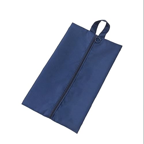 MOEIDO Schuhbeutel 10PCPortable Waterproof Travel Shoe Bag Storage Bag Pouches Convenient Storage Shoes Sorting Zipper Tote(Color:Dark Blue) von MOEIDO