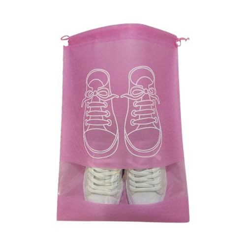 MOEIDO Schuhbeutel Shoes Storage Bag Dustproof Package Bag Closet Organizer Travel Portable Bag Waterproof Clothes Classified Pocket Bag(Color:Pink,Size:3PCS 32x44cm) von MOEIDO