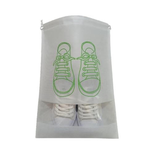 MOEIDO Schuhbeutel Shoes Storage Bag Dustproof Package Bag Closet Organizer Travel Portable Bag Waterproof Clothes Classified Pocket Bag(Color:White,Size:3PCS 27x36cm) von MOEIDO