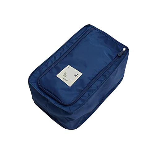 MOEIDO Schuhbeutel Travel Bag Shoe Sorting Pouch Multi Function Portable Bag Makeup Pouch Shoes Bag(Color:Durk Blue) von MOEIDO