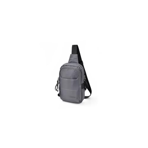 MOEIDO Umhängetasche Men's Large Capacity Waist Bag, Crossbody Bag, Outdoor Running Bag, Chest Bag, travel Shoulder Bag(Color:Gray) von MOEIDO