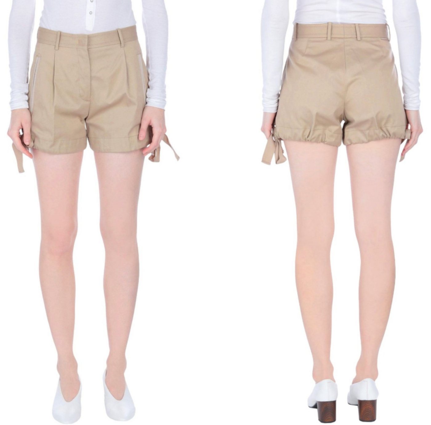 MONCLER Bermudas MONCLER LUXURY BERMUDA TIE PANTS SHORTS FREIZEIT KURZE TENNIS CASUAL H von MONCLER