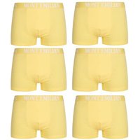 MONT EMILIAN "Rouen" Herren Boxershorts 6er-Pack gelb von MONT EMILIAN