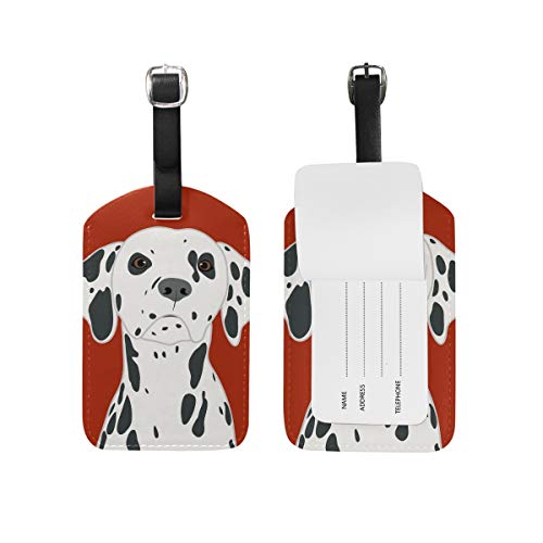 MONTOJ Kofferanhänger Dalmatiner Hund Kofferanhänger Gepäckanhänger von MONTOJ