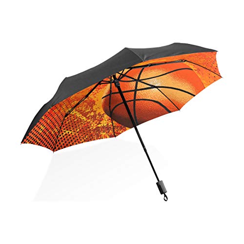 Montoj Basketball-Regenschirm, gelb, UV-Schutz von MONTOJ