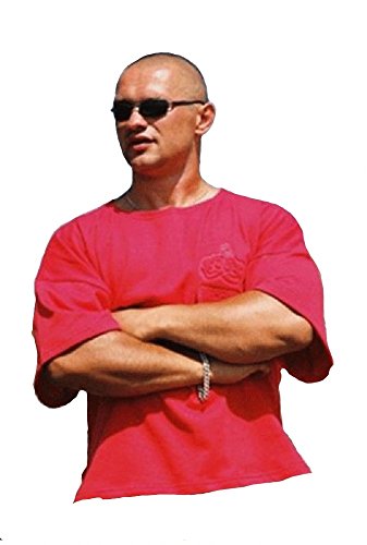 MORDEX BW T-Shirt fürs Bodybuilding, Gym, Fitness, Sport und Freizeit in versch. Farben (Rot, L) von MORDEX