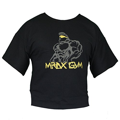 MORDEX "MRDX Gym T-Shirt fürs Gym, Fitness, Sport und Freizeit (schwarz, M) von MORDEX