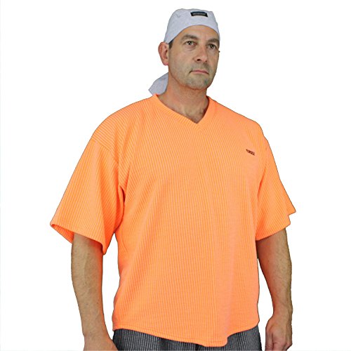 MORDEX neon T-Shirt fürs Gym, Fitness, Sport und Freizeit (Neonorange, XXL) von MORDEX