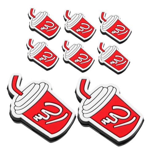 MOTHNUR 8 Stück Silikon Stoßdämpfer Tennis Cartoon Schläger Stoßdämpfer Schlägerdämpfer Tennisschläger Absorber Tennisschläger Dämpfer Vibrationsstopper Silicagel von MOTHNUR