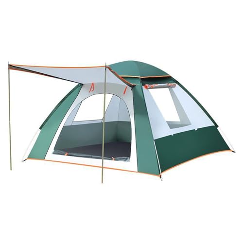 Campingzelt für 3 Personen, Wetterfestes Zelt aus 150D-Oxford-Stoff, Aufbau in 60 Sekunden, Wasserdichtes, Geräumiges Zelt für Übernachtungen Beim Camping, Wandern von MOTUZP