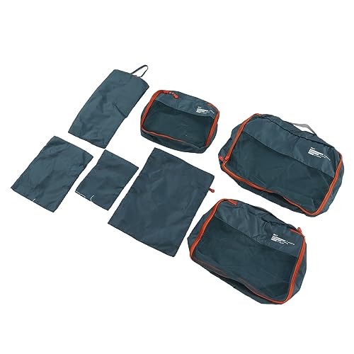 MOTUZP 6er-Set Packwürfel für Koffer, Reisegepäck-Packorganisatoren mit Wäschebeutel, Reisezubehör, Reiseutensilien, Reisewürfel für Handgepäck (Grün) von MOTUZP