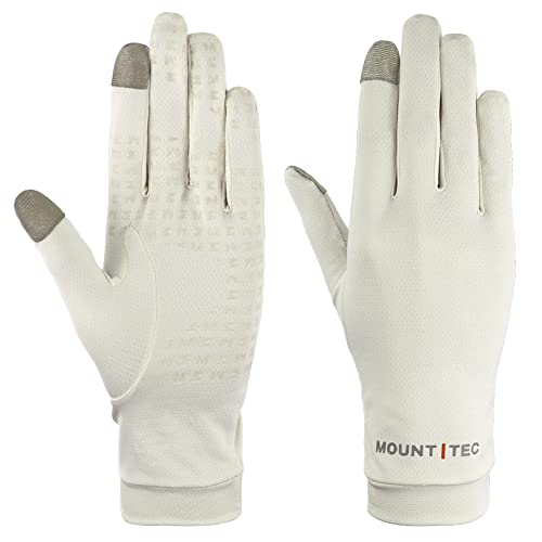 MOUNT TEC UV-Schutzfaktor 50+, Sonnenschutz, Touchscreen-Handschuhe für Outdoor-Aktivitäten, Autofahren, Radfahren, Angeln, Wandern (Beige, S) von MOUNT TEC