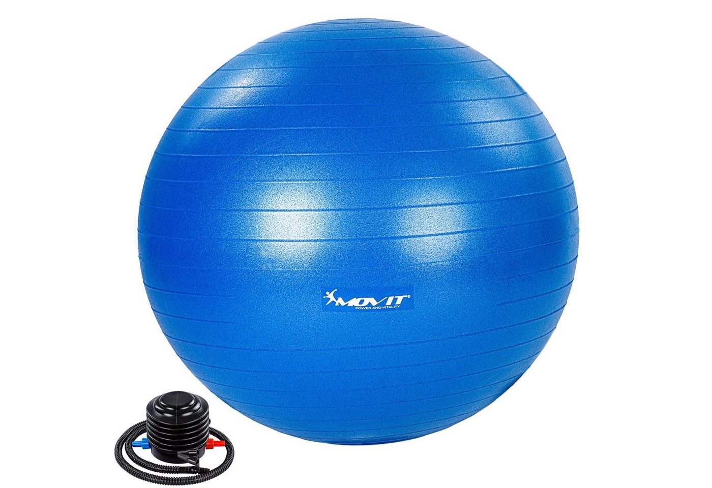 MOVIT Gymnastikball Movit® Gymnastikball »Dynamic Ball« inkl. Pumpe, berstsicher, Fitness-Ball, Sitzball, Yogaball, Farb,- Größenwahl von MOVIT