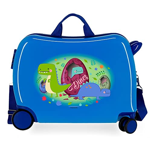 Movom Happy Time Kinder-Koffer Mehrfarbig 50x38x20 cms Hartschalen ABS Kombinationsschloss 34L 2,1Kgs 4 Räder Handgepäck von MOVOM