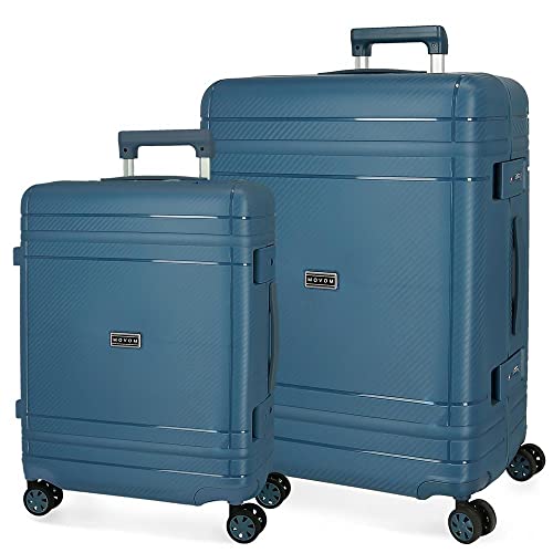 Movom Maße Koffer, Marineblau, Talla Unica, Set mit 2 Koffern von MOVOM
