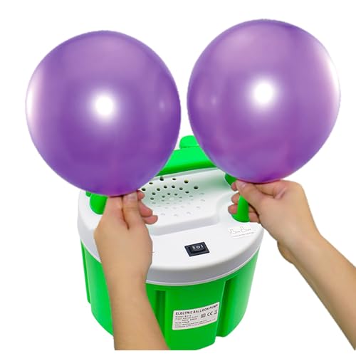 Ballonaufblasgerät, 850W Ballongebläse-Pumpenmaschine Mit 2 Düsen, Timing- Und Geschwindigkeitsregulierung/Unterstützung Von 2 Gängen/(Einstellbar Von 0,1–9,9 Sekunden) von MObyat