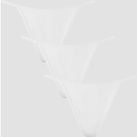 MP Damen G-String mit mittelhohem Bund (3er-Packung) – Weiß - S - Weiß von MP