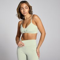 MP Damen Lifestyle Twist Front Sport-BH – Mineralgrün - XS von MP