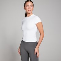 MP Damen Tempo Body Fit Kurzarm-T-Shirt – Weiß - XL von MP