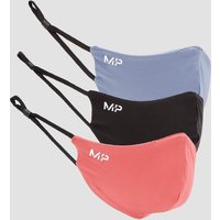 MP Mund-Nasenschutz (3er-Pack) – Schwarz/Berry Pink/Galaxy von MP