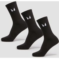 MP Unisex Socks (3 Pack) - Black - UK 6-8 von MP