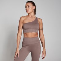 MP Women's Tempo Rib Seamless Asymmetric Bra - Hazelnut - XXL von MP