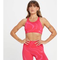 MP Damen Tempo Wave Nahtloser Sport-BH – Rougue Red - XXS von MP