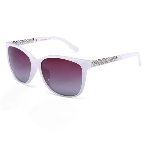 MPOWRX Damen Sonnenbrille UV 400-2359-weiß von MPOWRX
