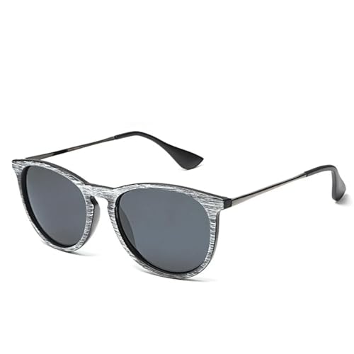 Schutzbrille für Männer und Frauen Sonnenbrille mit Rand Anti-UV 400 Brille-4711-Schwarz von MPOWRX